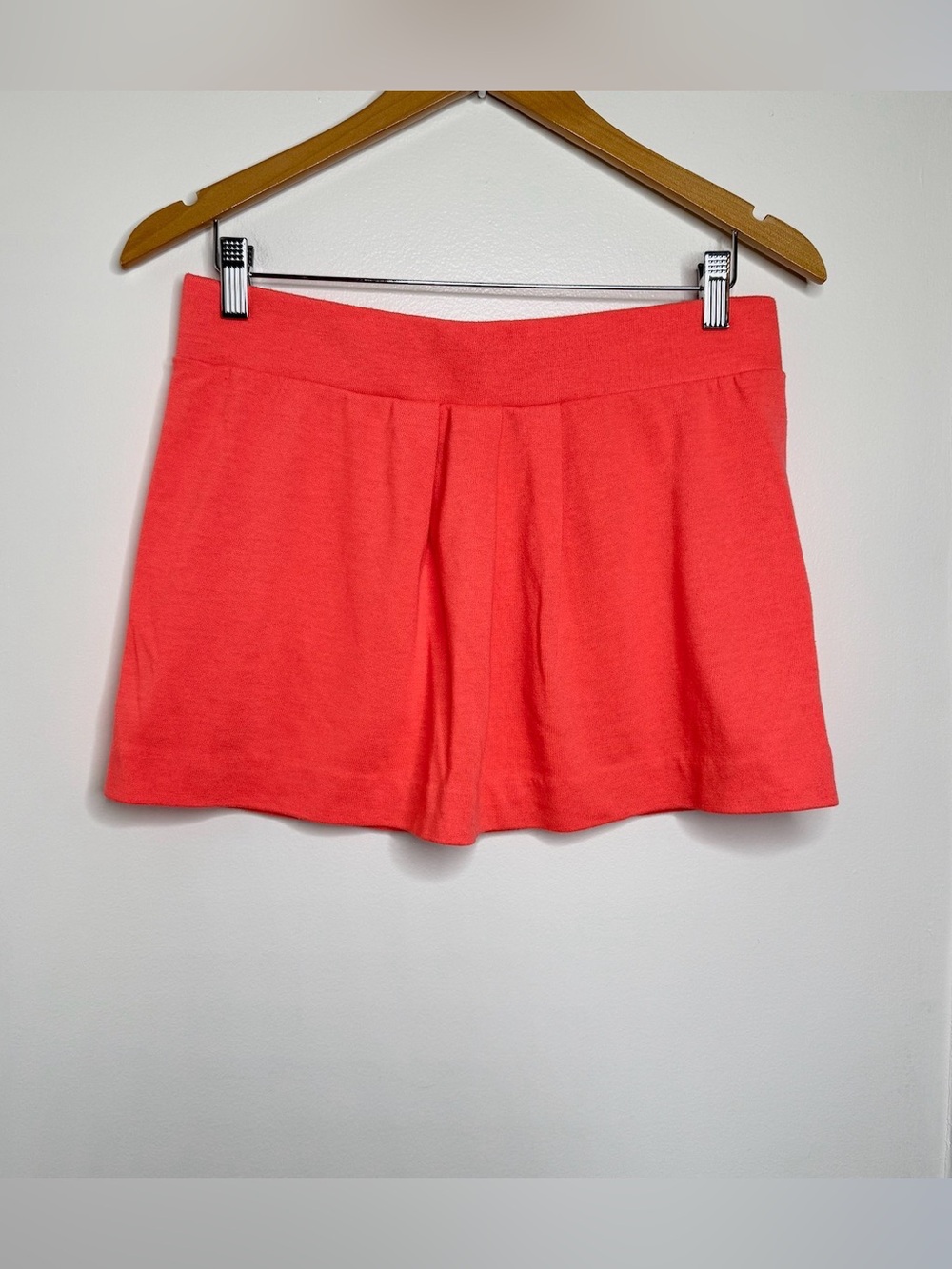 J. Crew Orange Mini Skirt Women’s Size Small Exposed Back Zipper Party Costume